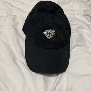 Black Cap with Diamond Logo